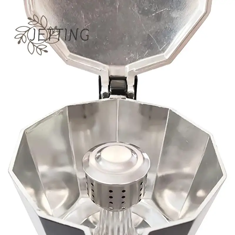 وعاء موكا عالمي من الفولاذ المقاوم للصدأ ، غطاء مانع للرش ، إكسسوارات ماكينة صنع القهوة الإسبرسو على سطح الموقد ، غطاء صمام مضاد للرش ، 1 ~ #1