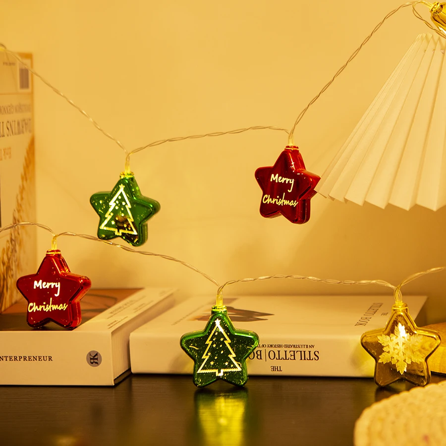 Pendant Lighting Christmas Decor - LED Christmas electroplated ball star light