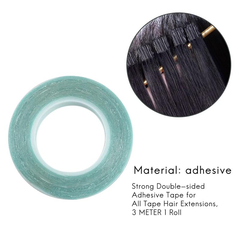 Strong Double-sided Adhesive Tape for All Tape Hair Extensions,3 METER 1 Roll