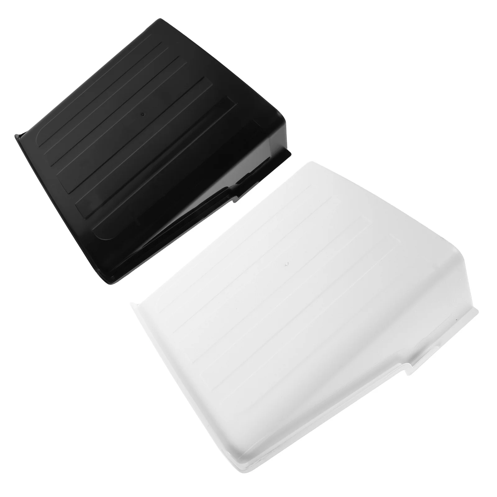 

2Pcs Universal Security Camera Protective Cover Outdoor Cctv Camera Sun Rain Shield Plastic Weatherproof Dustproof Case