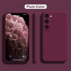 Liquid Silicone Case for Samsung Galaxy S8 S9 S10 Lite S20 S21 S22 S23 S24 Plus FE A52 A31 A41 A71 A51 A72 A70 A50 Coque