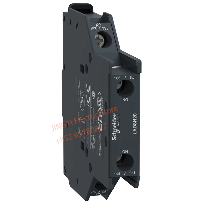 LAD8N20 TeSys Deca Contactor Auxiliary Module 2NO+0NC D Series Auxiliary Contacts ,Screw Clamp The Terminal