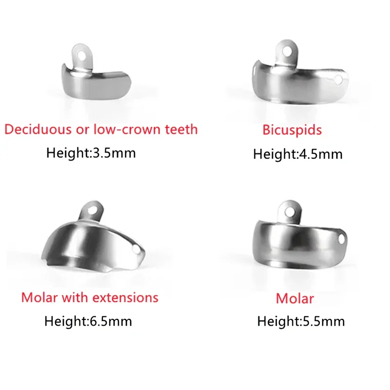 Dental Matrix Bands Refill Sectional Contoured Matrix System Metal Matrices Nickel Titanium Clamping Ring Tooth Restoration