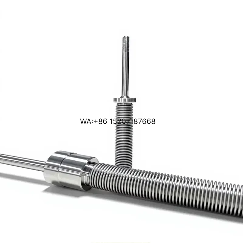 Wmwmnu Heavy Duty Bellows Rod with Precision Threading for Control Valve Maintenance ID 14mm Length 377mm 3 Layers