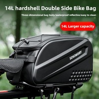 MTB Camel Bag Foldable Rear Seat Storage E-Bike Compatible Waterproof Cycling Equipment Quick Release Design Cycling Accessories
