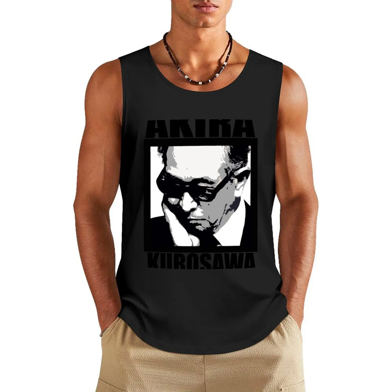 

Akira Kurosawa Tank Top t shirts Men's summer vest