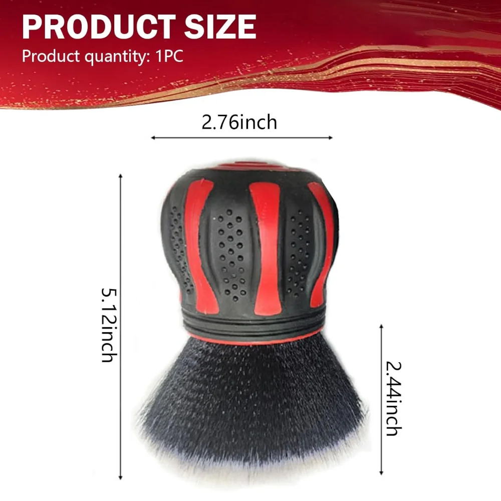 LiuYiShou Car Interior Brush Soft Bristles with Storage Rack Car Beauty Tools Car Detailing Brush Kit Suitable for Most Cars