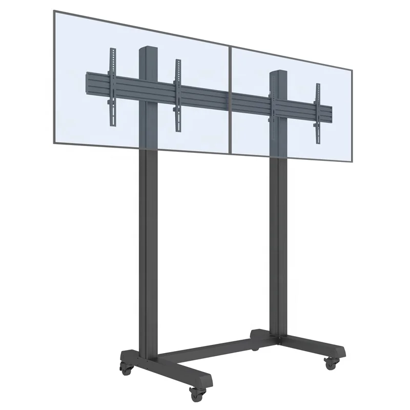 

Rolling Portable Free floor Stand Videowall TV Mount Cart Truss Bracket for LED LCD flat panel screens side by side