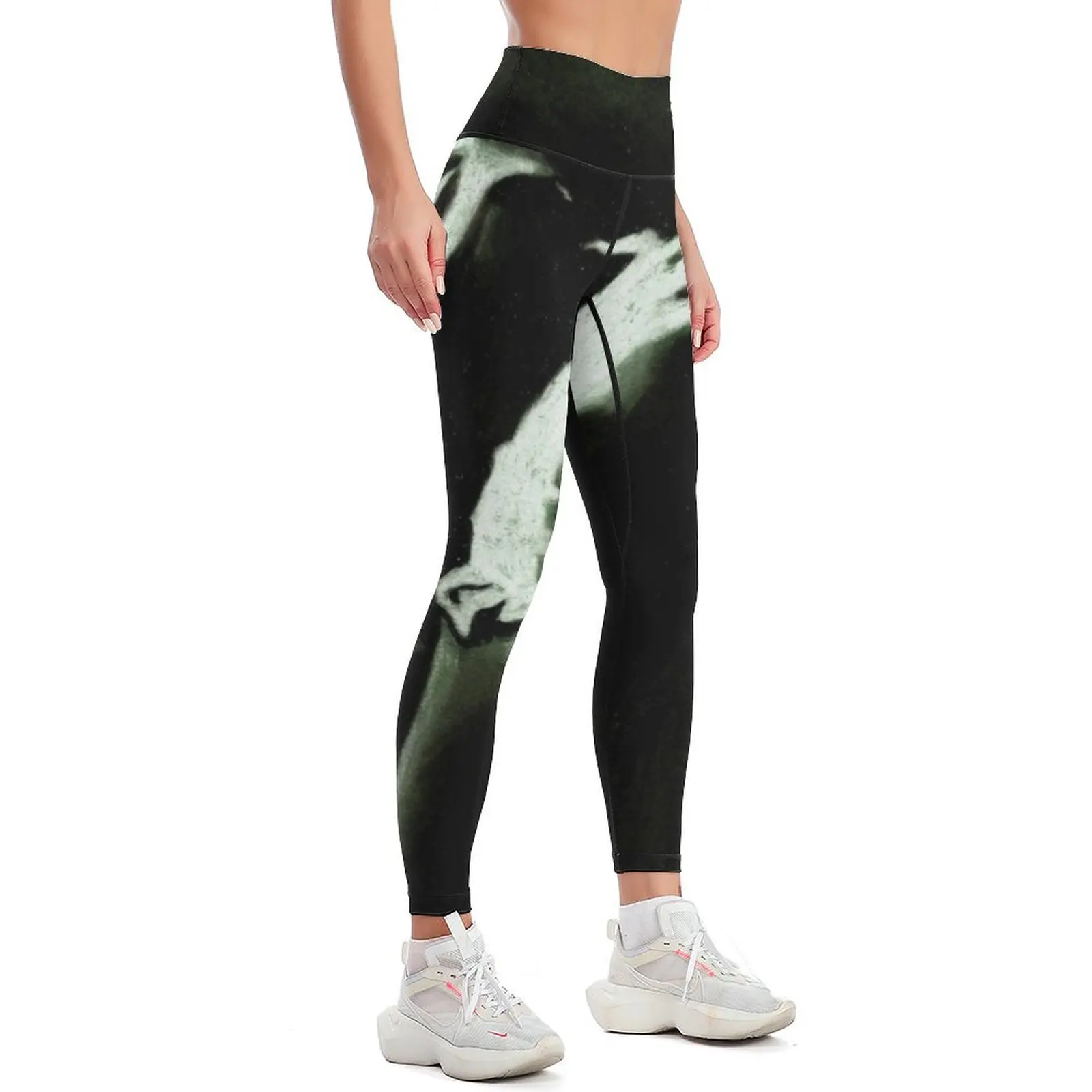 TQID-Leggings de cintura alta para mulheres, calças esportivas, tênis