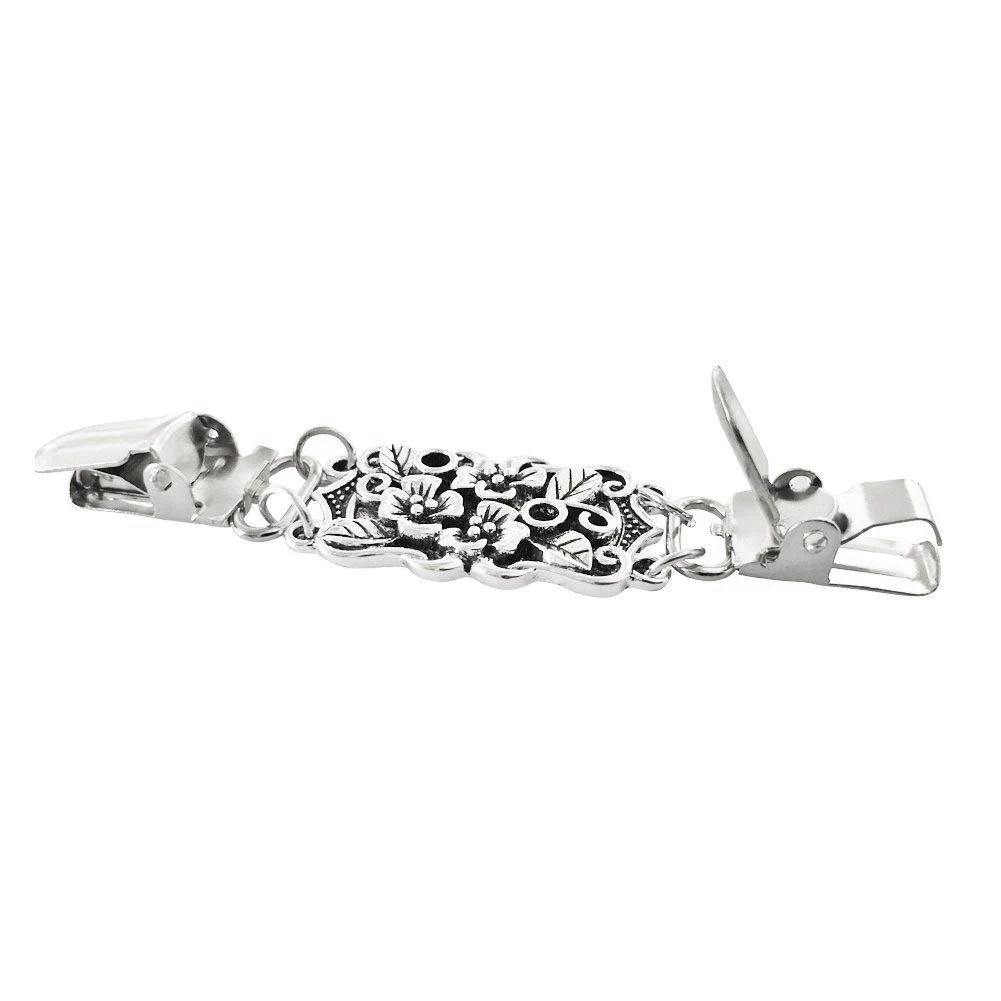 Новый A26P ретро кардиган клипса для свитера женский филигранный завязка на спину платьев зажим для шали