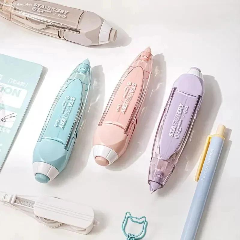 

Morandi Color Correction Tape Kawaii White Out Correction Band Cute Korean Stationery Replaceable Core School Office Supplies