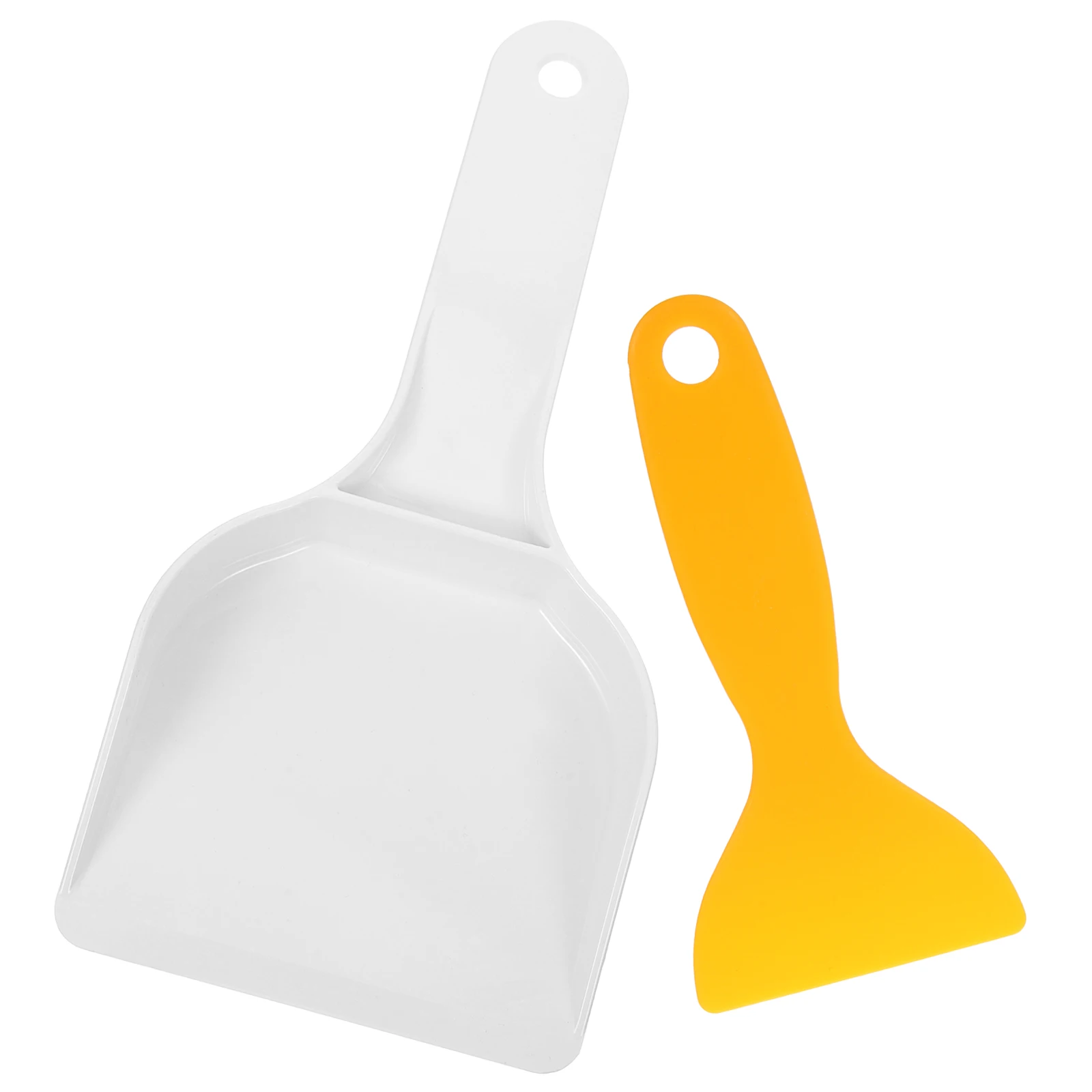 

2Pcs Ice Shovel Defrosting Tool Snow Scoop Plastic Sturdy Material Multifunctional Cleaning Shovel Refrigerator Accessory