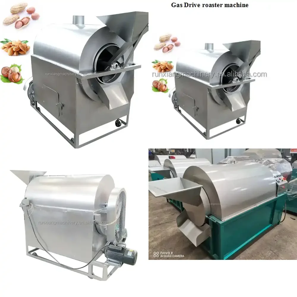 12Hot Automatic Multipurpose Peanut Almond & Cashew Nut Roasting Machine 304 Stainless Steel Drying Oven