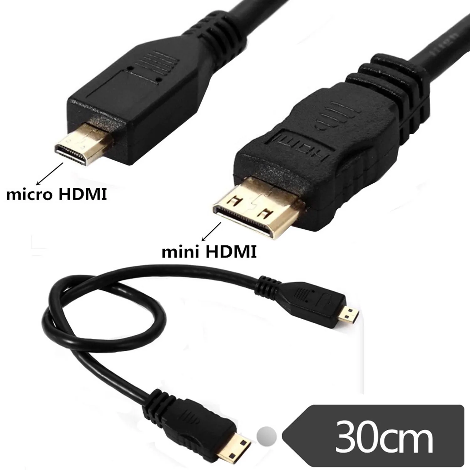 1Pc Micro Hdmi Type…