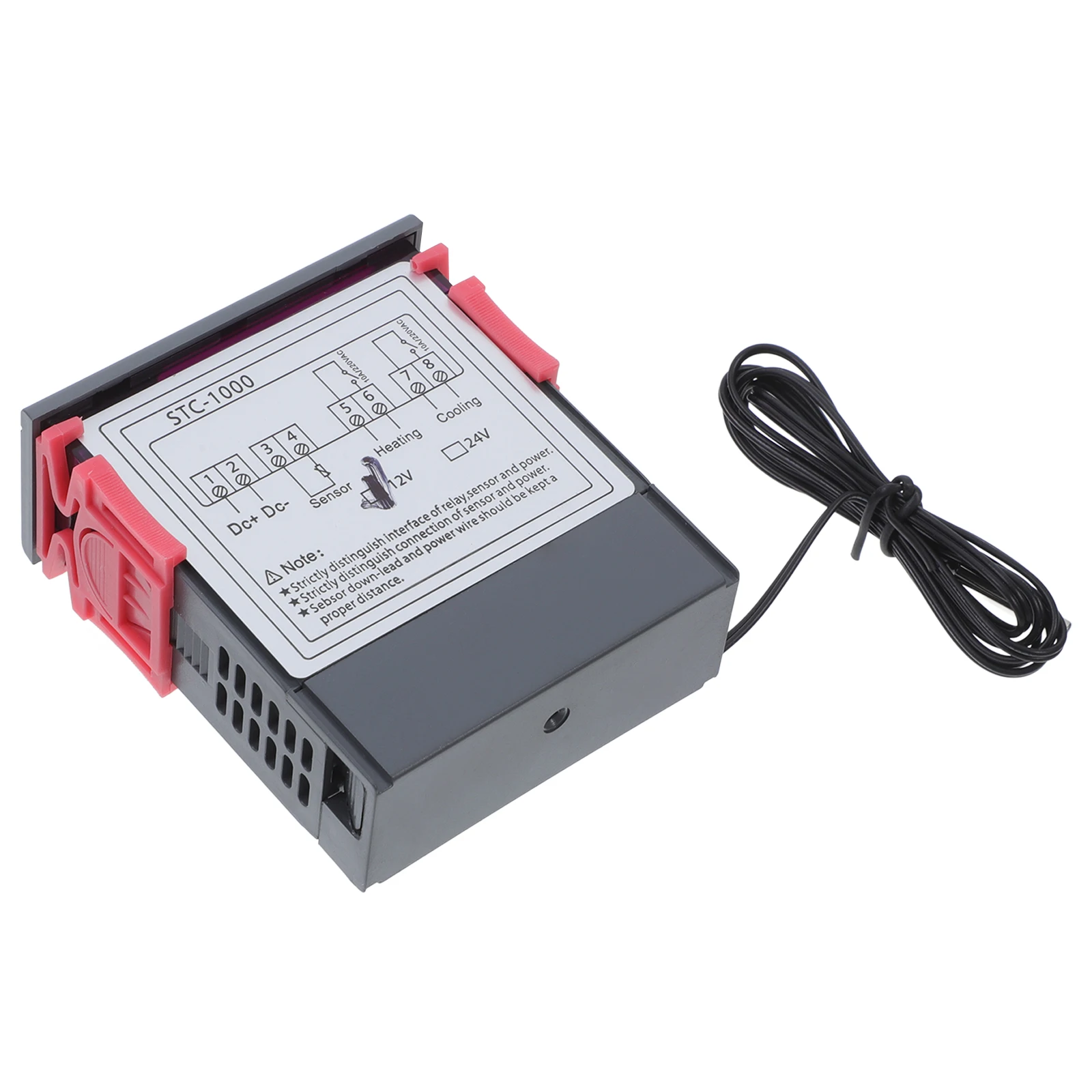 12V Digital Temperature Controller Switch for Refrigerator and Fermenter Cooling Heating System Thermostat Sensor