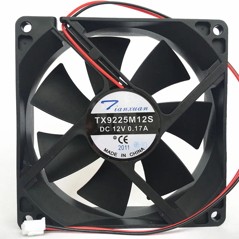 

TX9225M12S DC 12 В 0,17 А 90x90x25 мм 2-проводной охлаждающий вентилятор