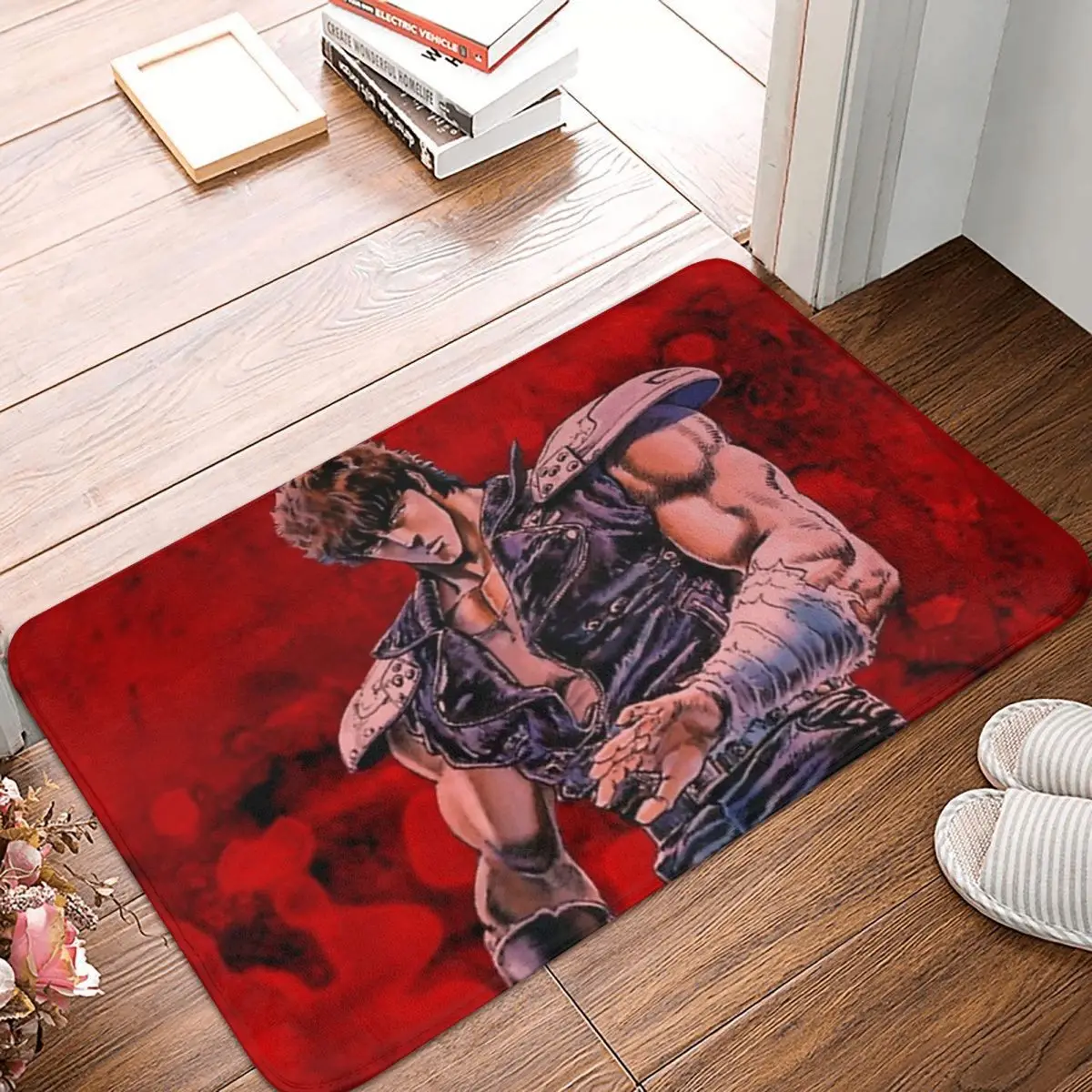 Hokuto No Ken Non-slip Doormat Survivor Bath Bedroom Mat Welcome Carpet Home Pattern Decor