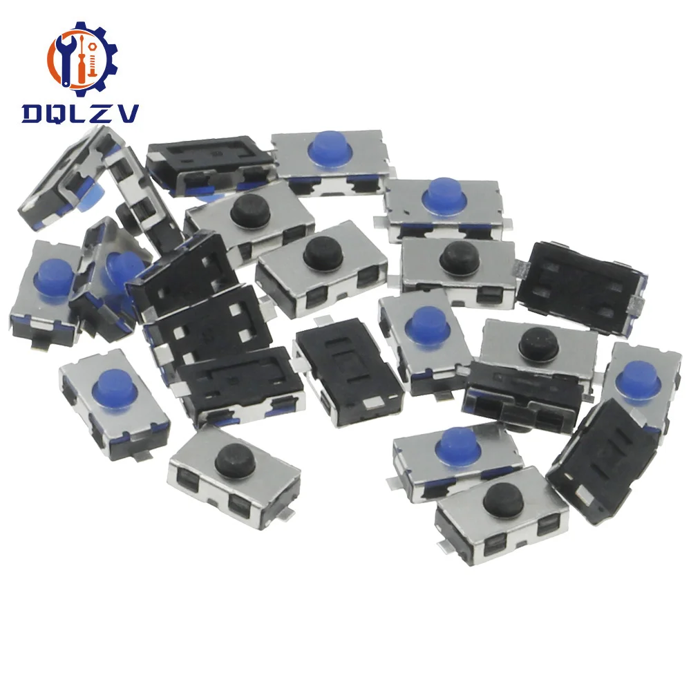 Normally Closed / Open Switch 4*6 3 x 6 SMD Flexible Glue Key Button 3*6*2.5 Tact Switch Touch Micro 3 * 6 * 2.5 mm