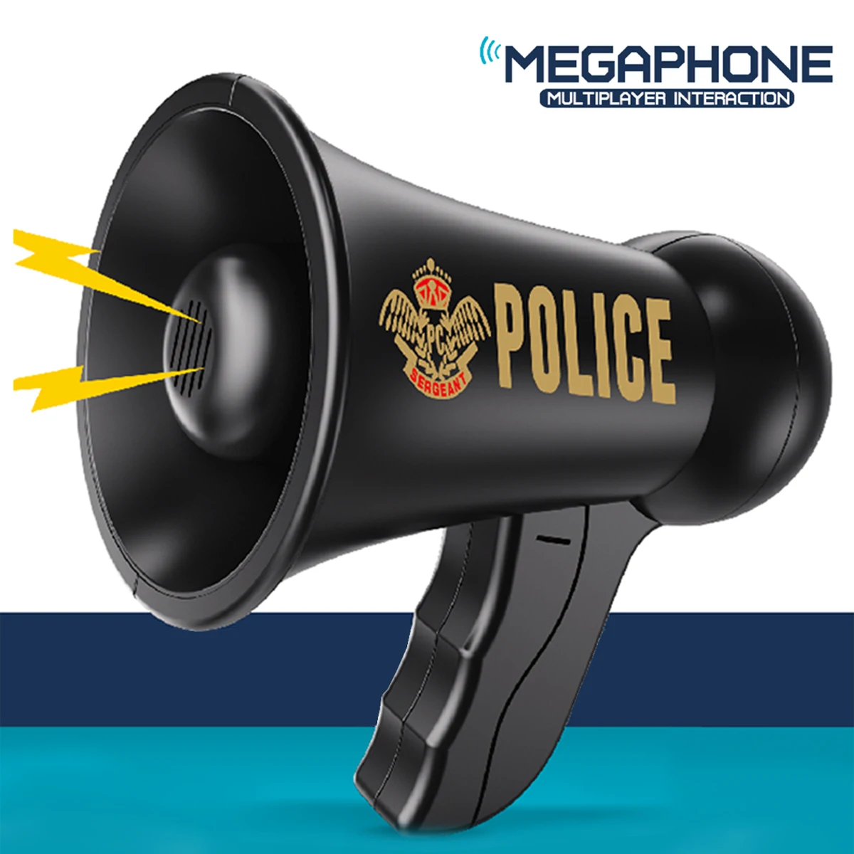 スピーカー子供のおもちゃ、メガホン拡声器おもちゃクールなボイスチェンジャーラウドスピーカースピークまたはサイレン音声ギフト男の子と女の子へ