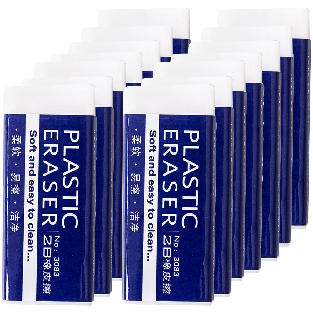 

30pcs School Exam Plastic Erasers for Students Kids Classroom Stationery Test Erasers Portable Safe Non Educational