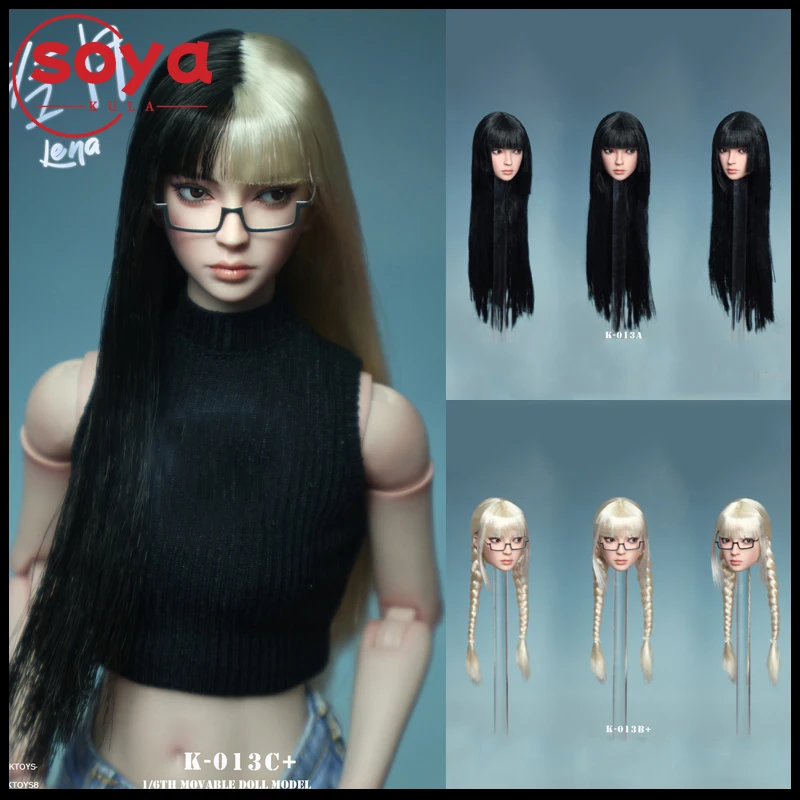 

【2026 Q2】JKTOYS K-013 1/6 Beautiful Asian Girl Lena Movable Eyes Head Sculpt Fit 12'' Female Action Figure Body