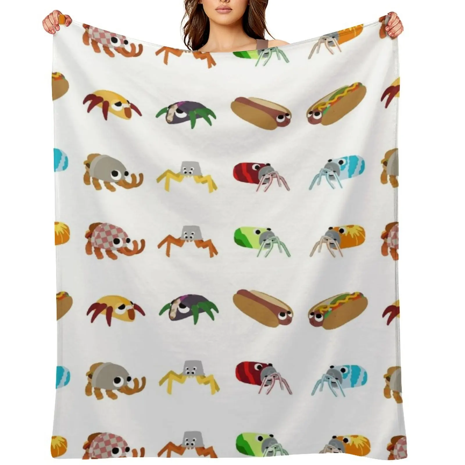 

Bugsnax - Fast Food Pack Throw Blanket Blankets Sofas Of Decoration Polar Thins Luxury St Blankets