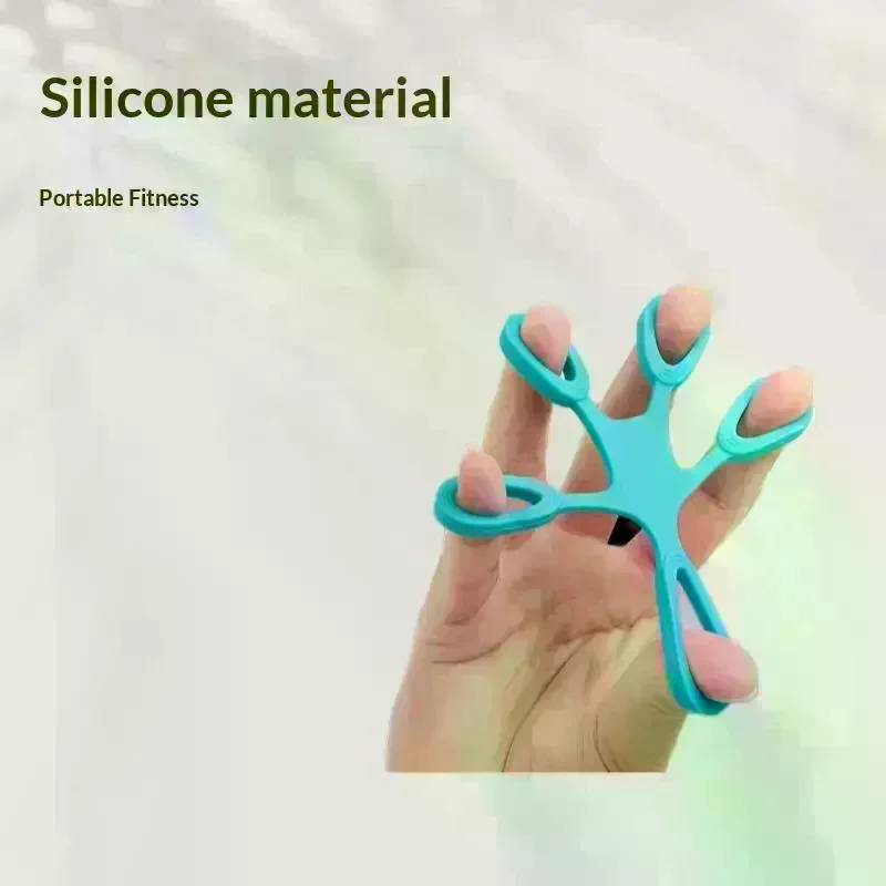 Finger Grip Silicone Ring Exerciser Antistress Resistance Band Fitness Stretcher 3 Levels Ibs Finger Sensory Toy For Autism ADHD