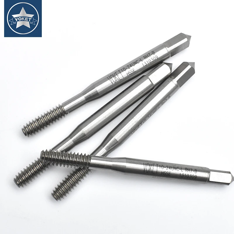 

VOKET HSSE-M42 JIS Standard Left Hand Forming Roll Tap UNC 10-24L 1/4-20L 5/16-18L 3/8-16L UNF 10-32L Machine Screw Thread Taps