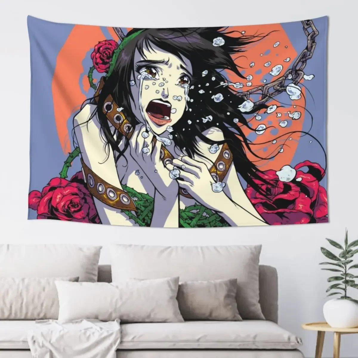 

The Good Wife - Crying Tapestry Decorative Paintings Outdoor Decor Tapestry