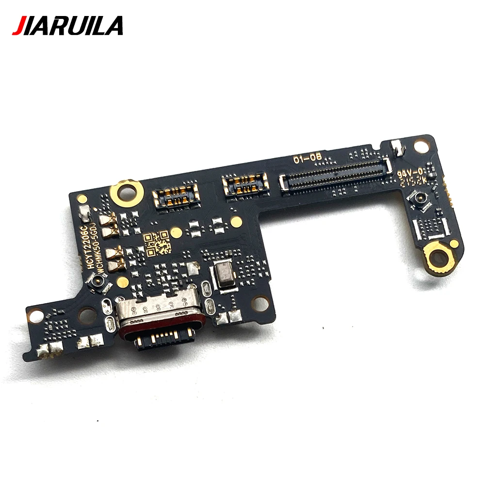 USB Charging Port Board Flex Cable Connector Parts For Xiaomi Poco F3 F4 X3 X4 GT M5 M5S Microphone Module