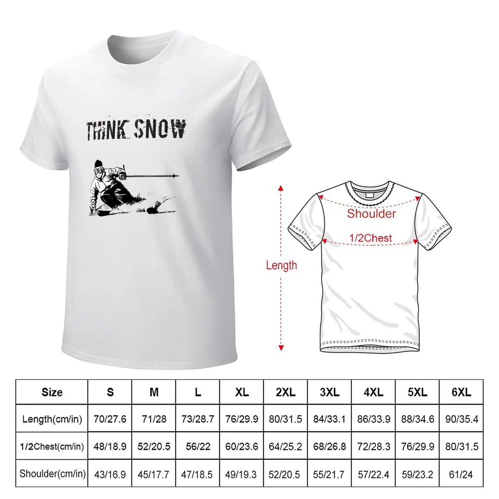 Think Snow T-shirt animal prinfor boys quick-drying Men's clothing