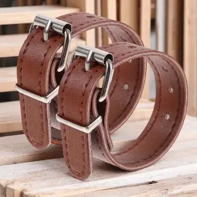 1 par de alça de cesta de bicicleta ajustável crianças cinto recipiente dianteiro destacável resistente peça de armazenamento de ciclismo para scooter