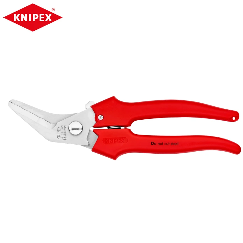 KNIPEX 95 05 185 Multifunctional Cable And Wire Scissors Imported From Germany Anti Pinch Hand Protection Design