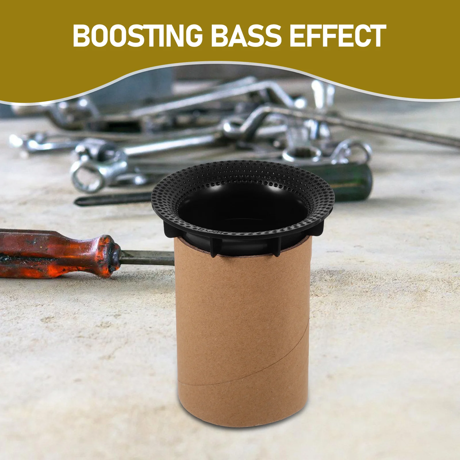 

Universal Port Tube Replacement Plastic Air Vent For Home Car Speakers Simple Design Easy Installation Durable Heat Dissipation