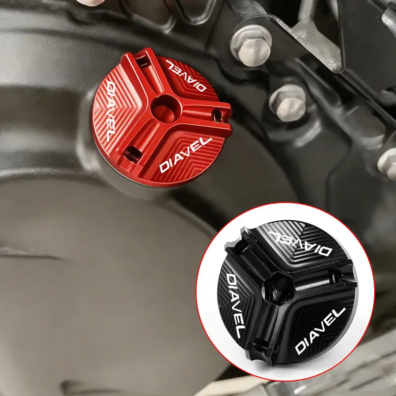 

Motorcycle CNC Aluminum Oil Filler Cap Plug Cover For DUCATI DIAVEL Diavel AMG Carbon Strada XDIAVEL S 2012 2013 2014 2015 2016