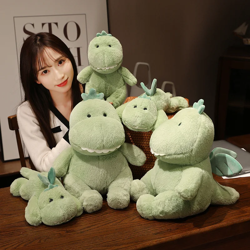 2022 New Animal Pillow Factory Direct Sales Cool Little Dragon Cute Cartoon Dinosaur Plush Toys