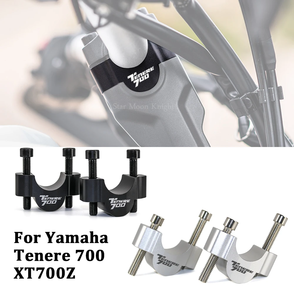 

Motorcycle Handlebar Risers Clamp Mounting Clamp Mount Riser Clamps CNC Aluminum For Yamaha Tenere 700 Tenere700 XT700Z XTZ 700