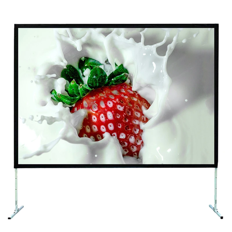 Portable Fast Fold Projector Screen 72