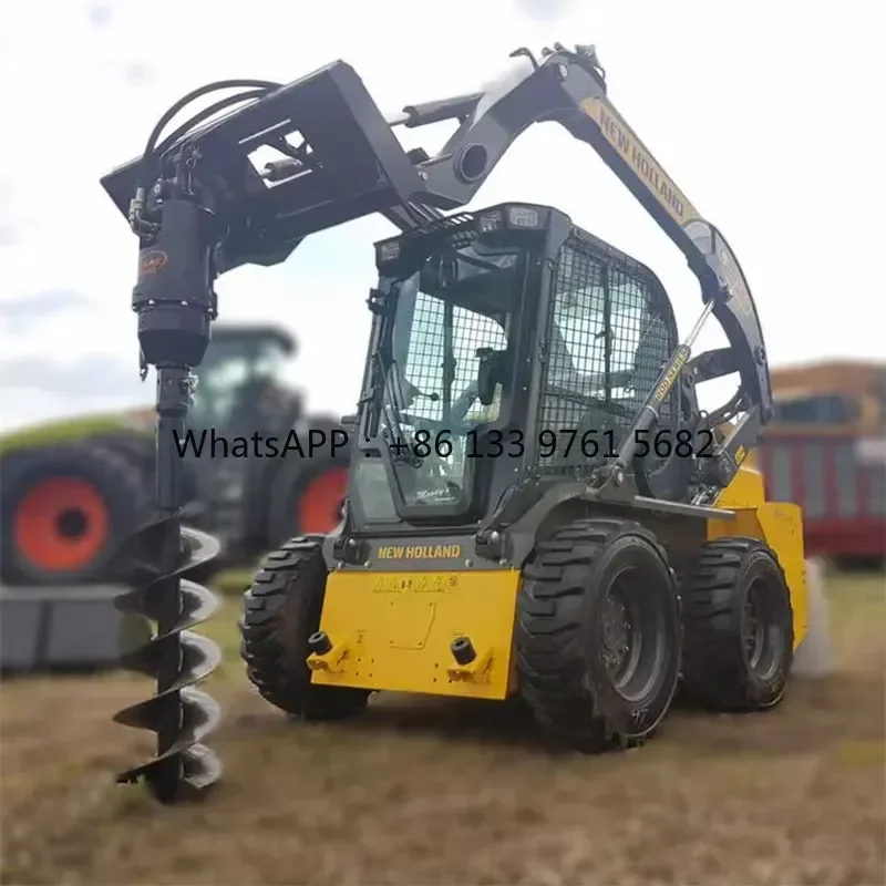 WSQ Gearbox Earth Auger with Extension Shaft Portable Hole Drilling Machine Tool