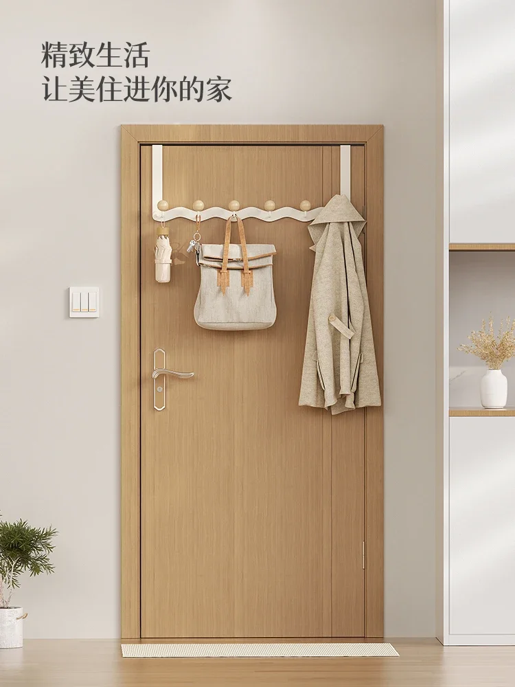 No punching on the back hook of the door, wall hanger artifact, door hanger, wall-mounted strong non-marking clothes