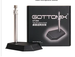 Gottomix UT-20A Desktop Microphone Stand Condenser Microphone Recording Live Lifting Stand All Metal