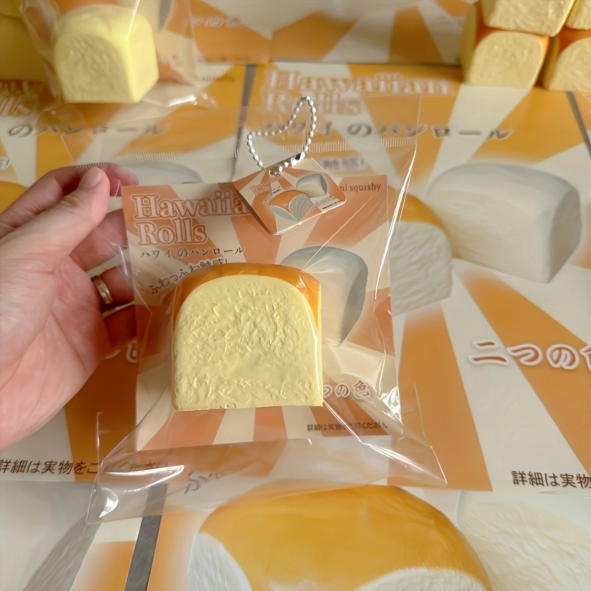 Pelúcia de pão havaiano realista de ascensão lenta - Decoração de mesa Prank Prop Presente de festa de feriado