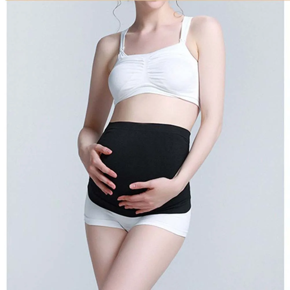 

Pregnant Care Belt Special Maternity Belly Band Size Xl Black Stomach Lift Breathable Seamless Spine Relief