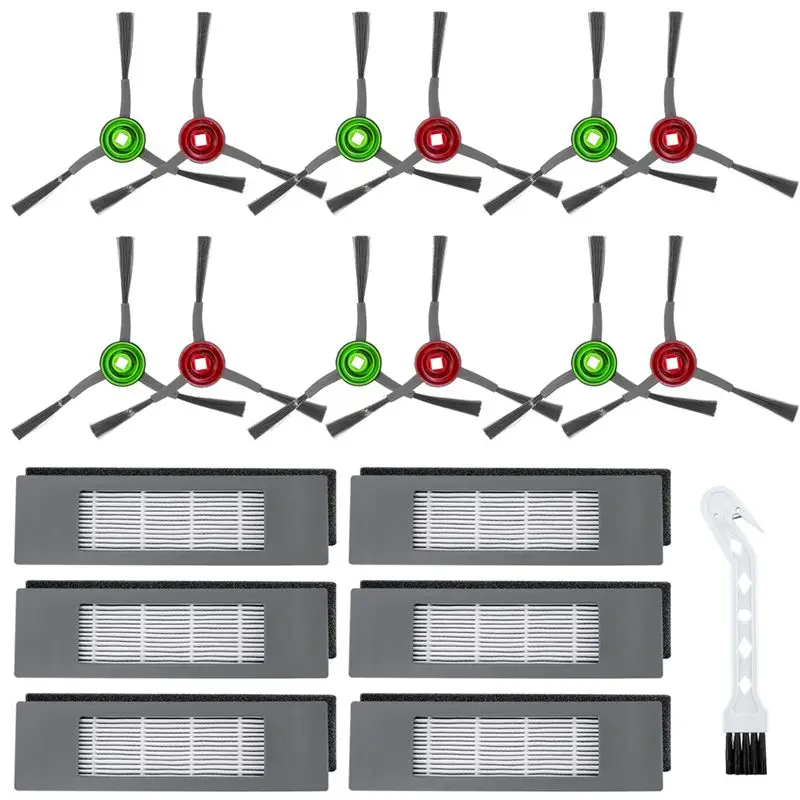 

Комплект аксессуаров для пылесоса AT14: боковая щетка, HEPA-фильтр, совместимый с Ecovacs T8aivi, T8max, N8pro