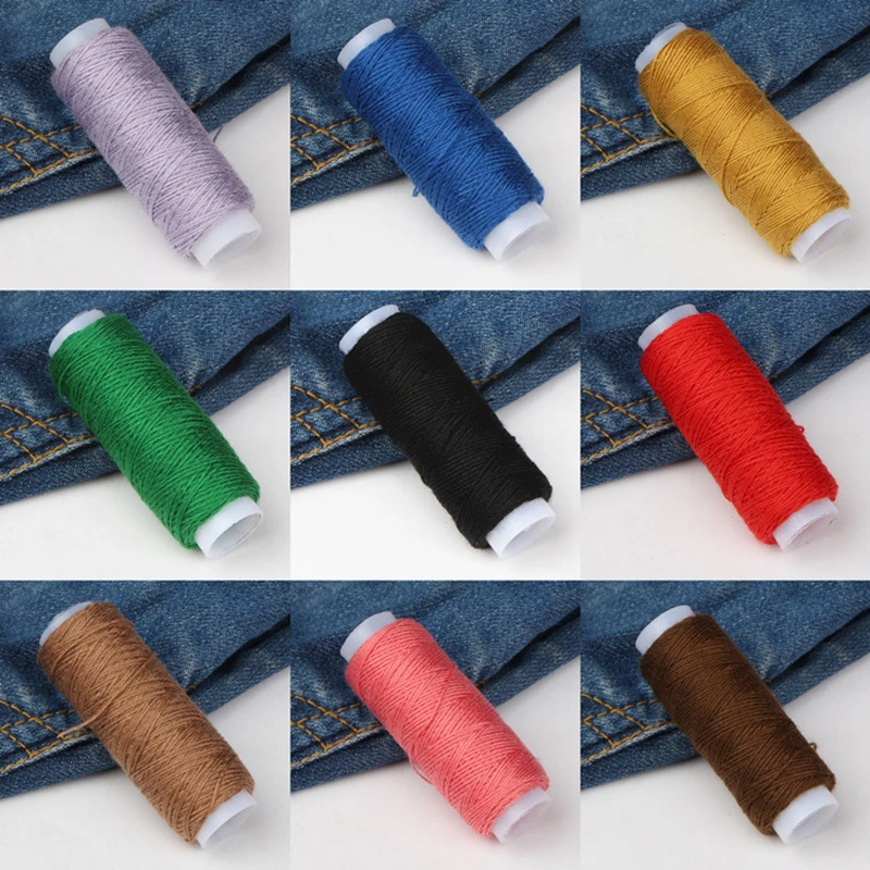 Wholesale Sewing Thread 150m/204 Polyester Three Strand Thread Line Sewing Machine Thread Needlework Patch Stitching Supplies