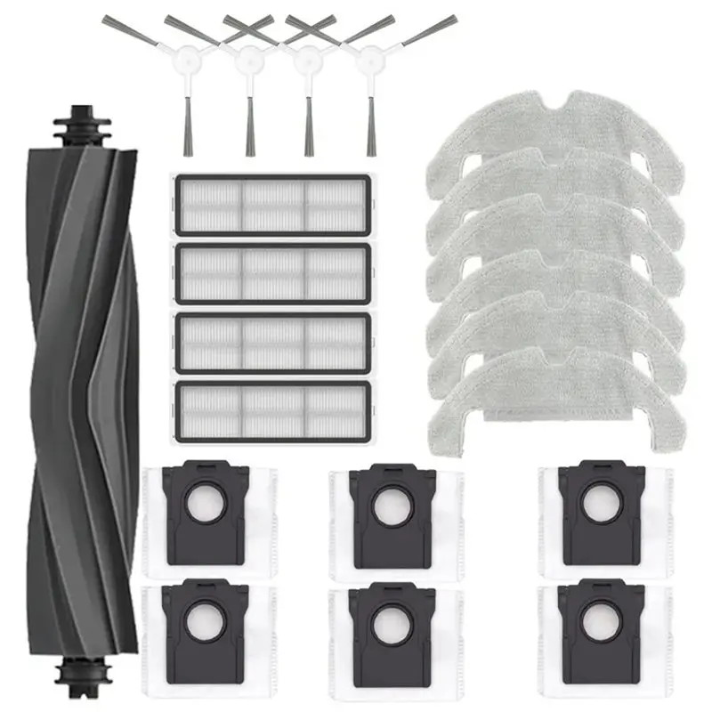 

A67M-For Dreame D10 Plus Gen 2 RLD32GD Replacement Parts Robot Vacuum Spare Main Side Brush Filter Mop Cloth Dust Bag Consumable
