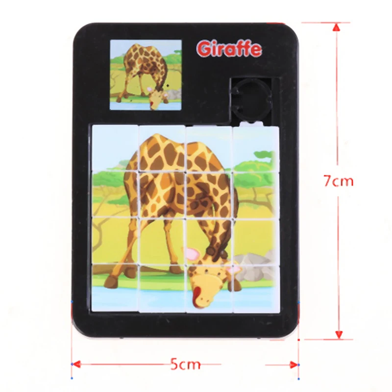 Early Educational Toy Developing Jigsaw Digital Number 1-16 Animal Cartoon Puzzle Game Toys