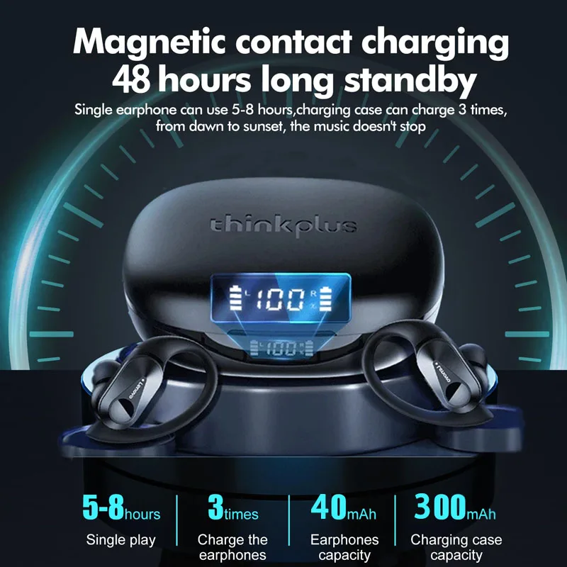 Lenovo LP75 Наушники для перевода языка HD Наушники с шумоподавлением для вызова для обучения, путешествий, наушники-переводчики в реальном времени