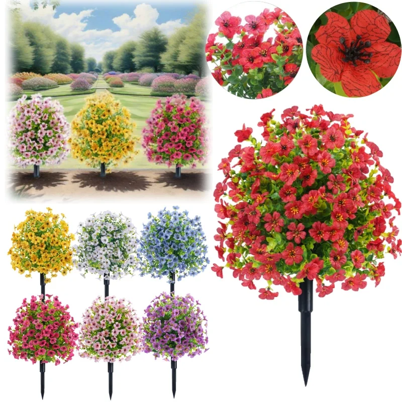 Künstliche Kunststoffblumen, gefälschte Eukalyptuspflanze, Hochzeit, Brautstrauß, Weihnachtsdekoration, Vase für Zuhause, Fensterbank, Bonsai, Festival