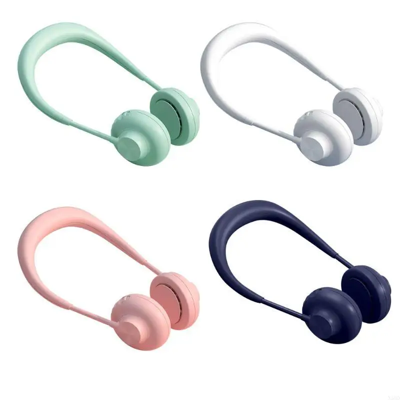 quạt cổ thể thao rảnh tay quạt làm mát mini 3 tốc độ có thể điều chỉnh USB Fan cá nhân yên tĩnh cho môn thể thao ngoài trời